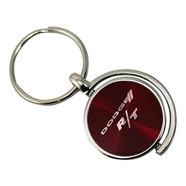 Autogold® - Dodge R/T Red Spinner Key Chain