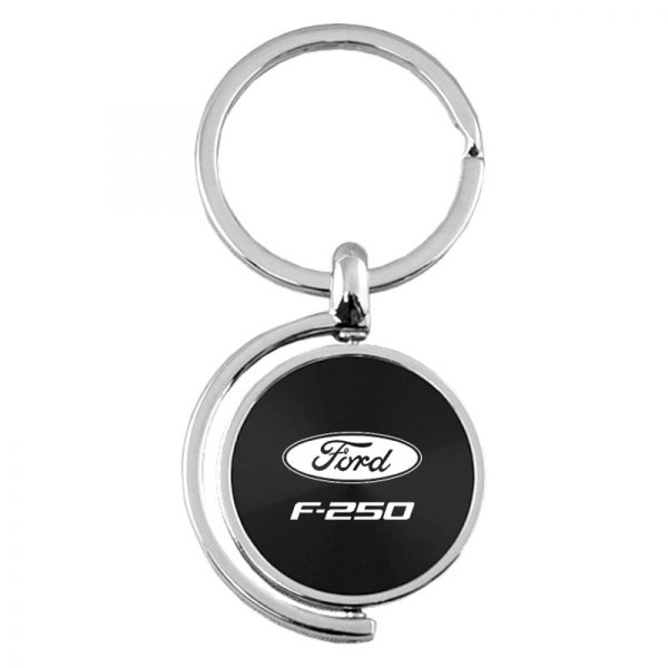 Autogold® - F-250 Black Spinner Key Chain