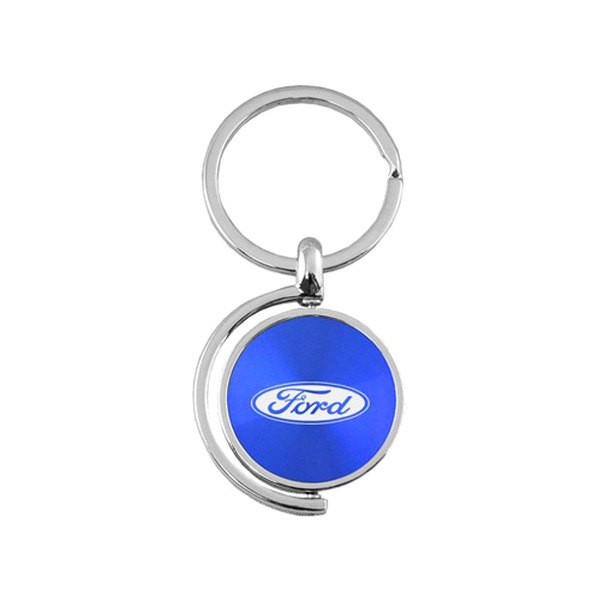 Autogold® - Ford Blue Spinner Key Chain