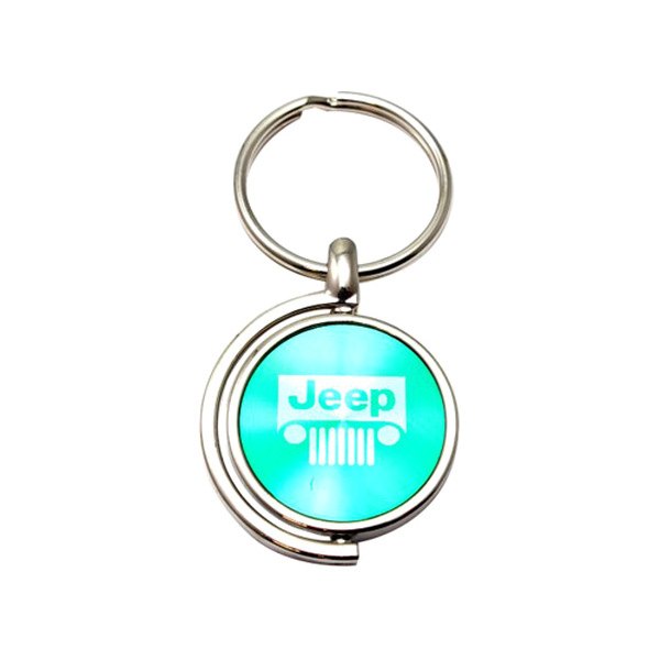 Autogold® - Jeep Grille Green Spinner Key Chain