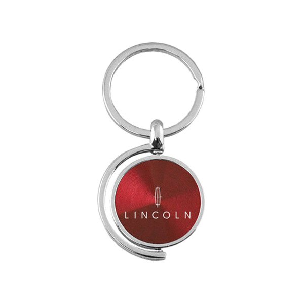 Autogold® - Lincoln Burgundy Spinner Key Chain