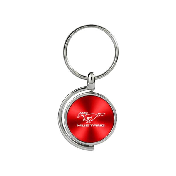 Autogold® - Mustang Red Spinner Key Chain
