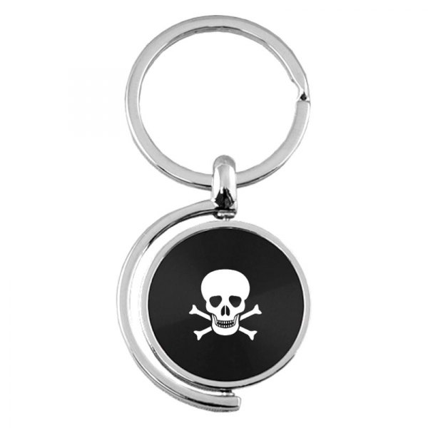 Autogold® - Skull Black Spinner Key Chain