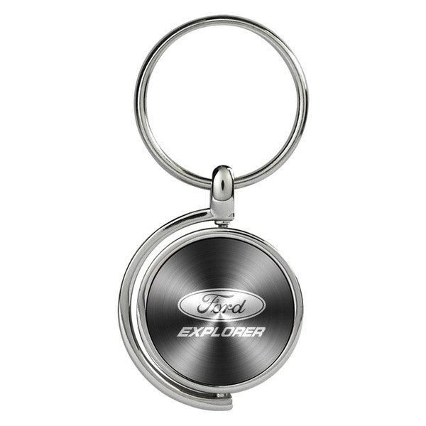 Autogold® - Explorer Black Spinner Key Chain
