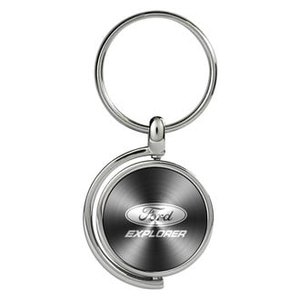 Autogold® - Explorer Black Spinner Key Chain