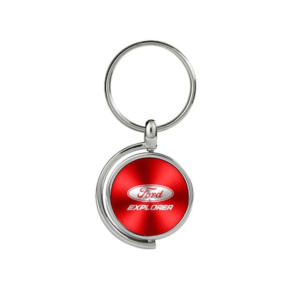 Autogold® - Explorer Red Spinner Key Chain