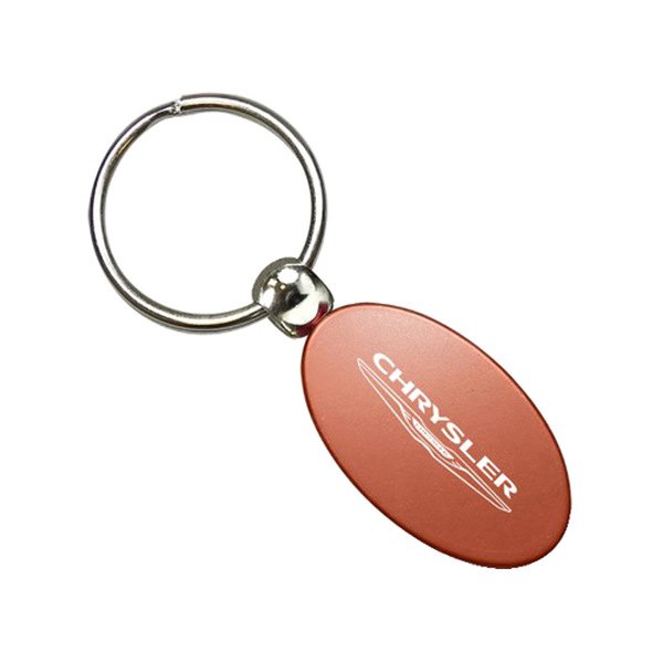 Autogold® - Chrysler Orange Oval Key Chain