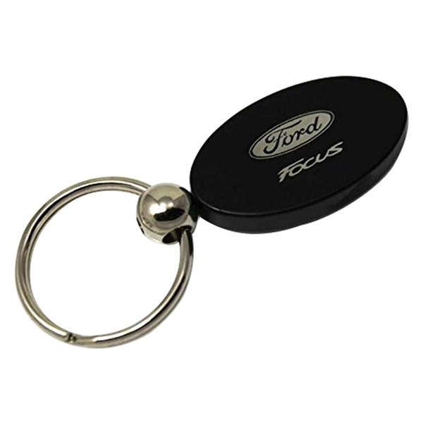 Autogold® - Focus Black Oval Key Chain