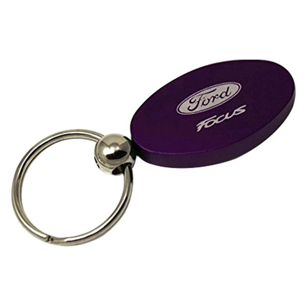 Autogold® - Focus Purple Oval Key Chain