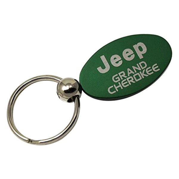 Autogold® - Grand Cherokee Green Oval Key Chain