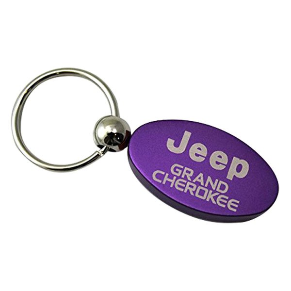 Autogold® - Grand Cherokee Purple Oval Key Chain