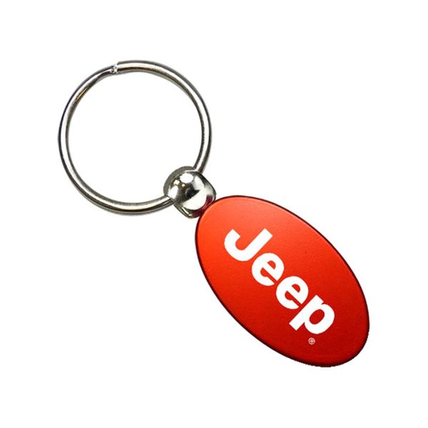 Autogold® - Jeep Red Oval Key Chain