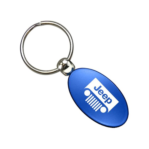 Autogold® - Jeep Grille Blue Oval Key Chain