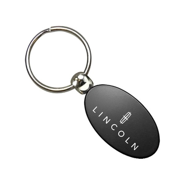 Autogold® - Lincoln Black Oval Key Chain