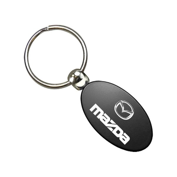 Autogold® - Mazda Black Oval Key Chain