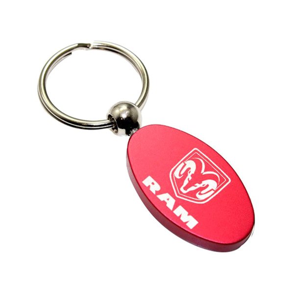 Autogold® - Ram Red Oval Key Chain