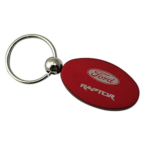 Autogold® - Raptor Red Oval Key Chain