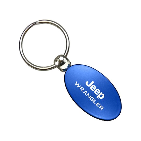 Autogold® - Wrangler Blue Oval Key Chain
