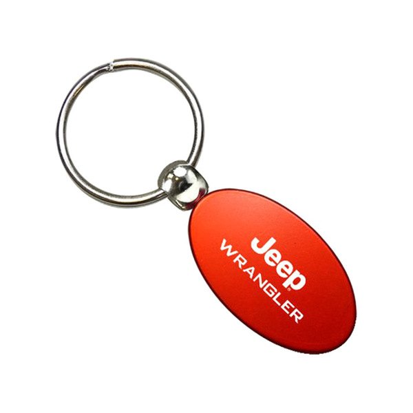 Autogold® - Wrangler Red Oval Key Chain