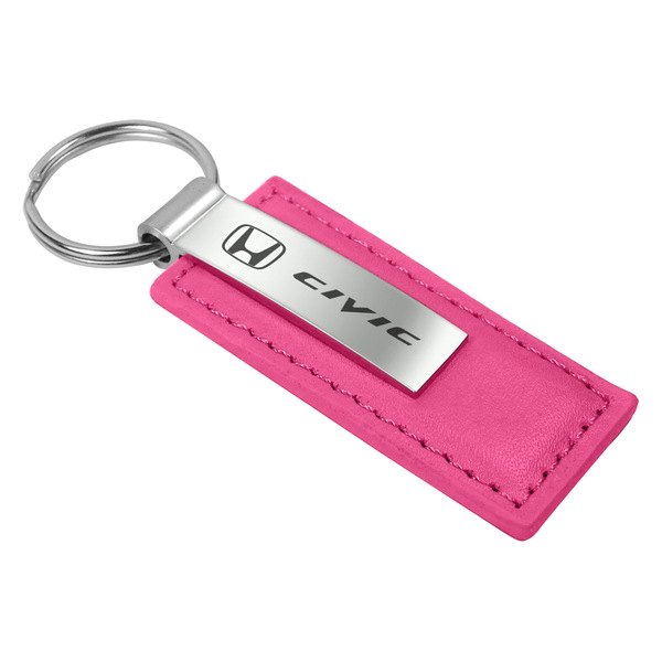 Autogold® - Civic Pink Leather Key Chain