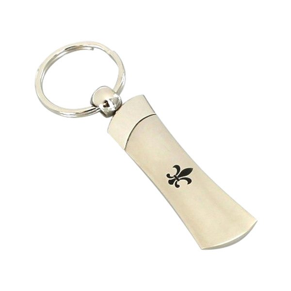 Autogold® - Fleur-De-Lis Chrome Blade Key Chain