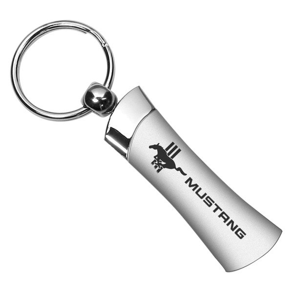 Autogold® - Mustang Tri-Bar Chrome Blade Key Chain