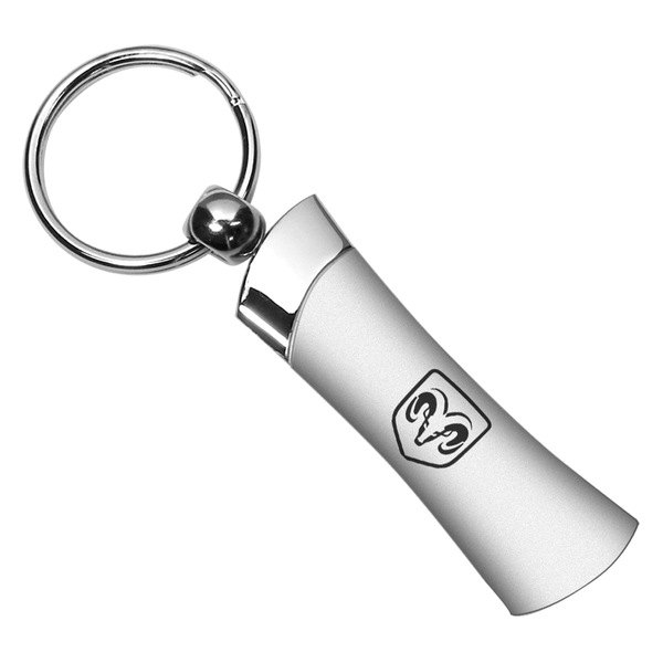 Autogold® - Ram Head Logo Chrome Blade Key Chain