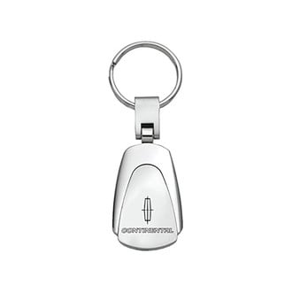 Autogold® - Continental Chrome Teardrop Key Chain