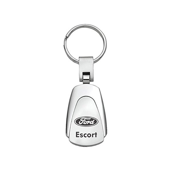 Autogold® - Escort Chrome Teardrop Key Chain