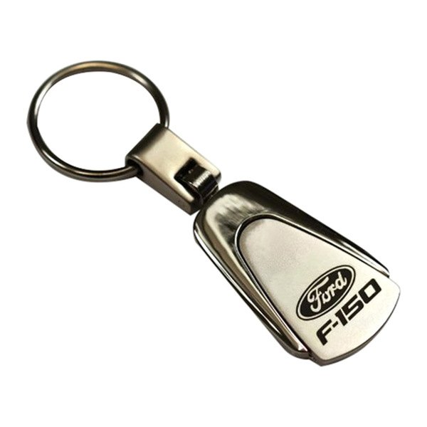 Autogold® - F-150 Chrome Teardrop Key Chain