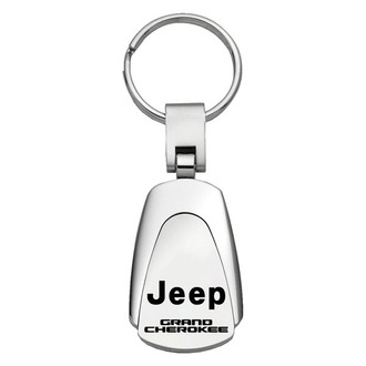 Autogold® - Grand Cherokee Chrome Teardrop Key Chain