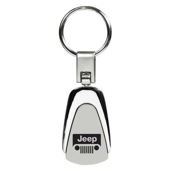 Autogold® - Jeep Grille Chrome Teardrop Key Chain