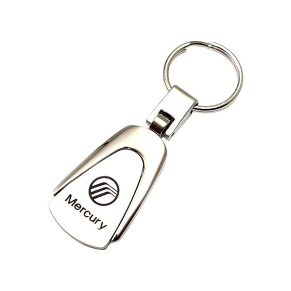 Autogold® - Mercury Chrome Teardrop Key Chain