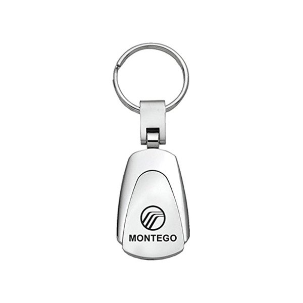Autogold® - Montego Chrome Teardrop Key Chain
