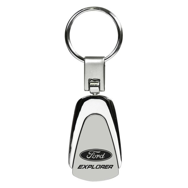 Autogold® - Explorer Chrome Teardrop Key Chain