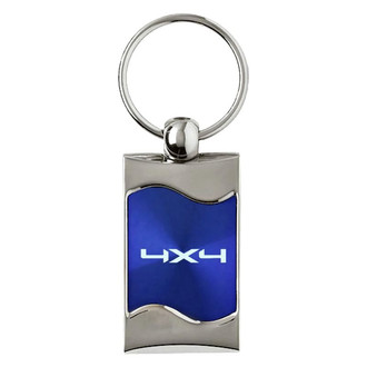 Autogold® - Rectangular Wave Blue Rectangular Wave Key Chain