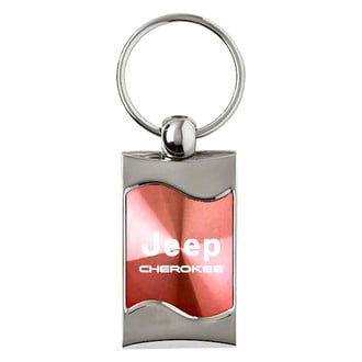 Autogold® - Cherokee Pink Rectangular Wave Key Chain