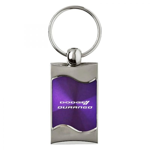 Autogold® - Durango Purple Rectangular Wave Key Chain