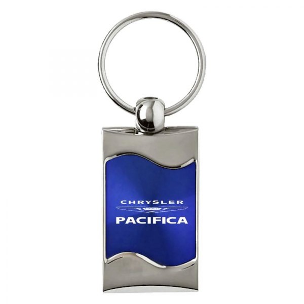 Autogold® - Pacifica Blue Rectangular Wave Key Chain