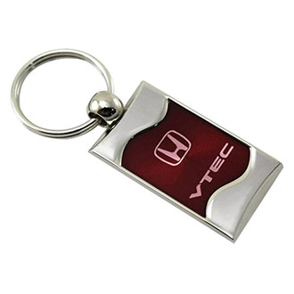 Autogold® - VTEC Burgundy Rectangular Wave Key Chain