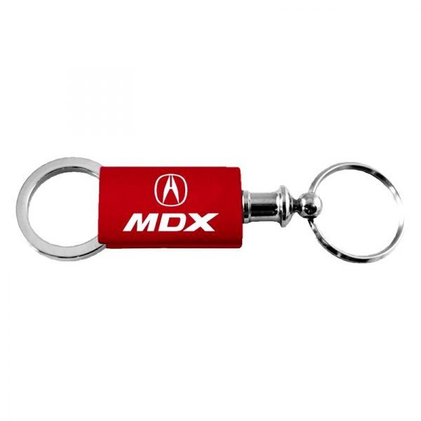 Autogold® - MDX Red Anodized Aluminum Valet Key Chain