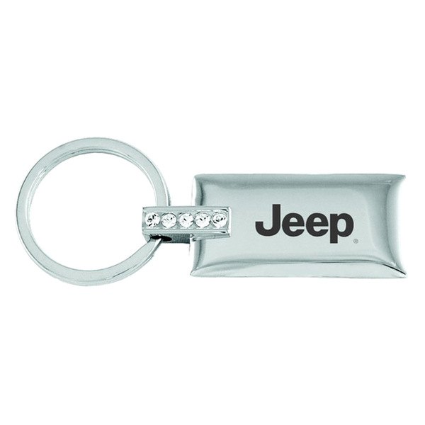 Autogold® - Jeep Jeweled Rectangular Key Chain