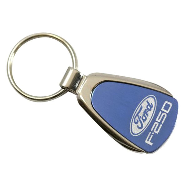 Autogold® - F-250 Blue Teardrop Key Chain