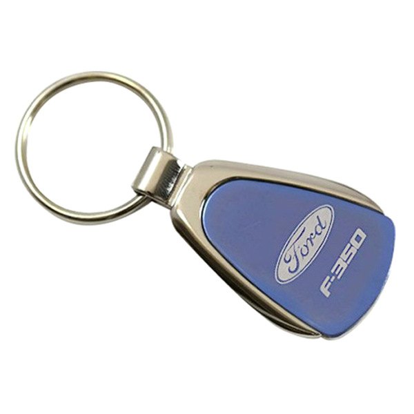 Autogold® - F-350 Blue Teardrop Key Chain