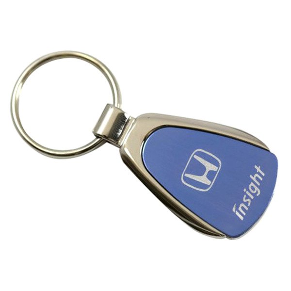 Autogold® - Insight Blue Teardrop Key Chain