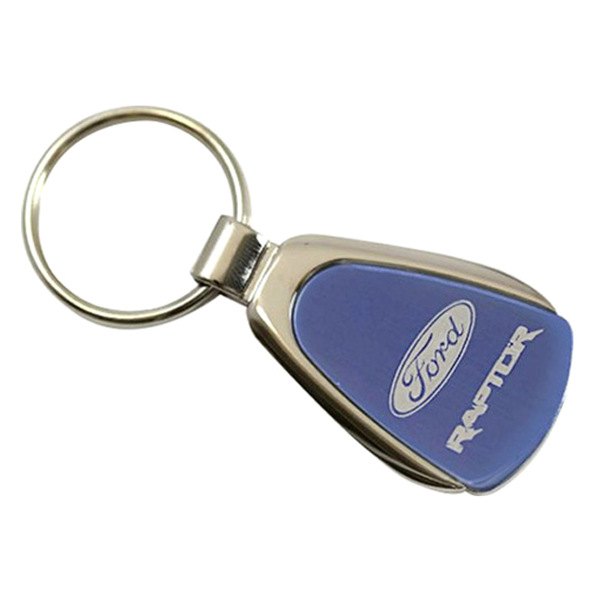 Autogold® - Raptor Blue Teardrop Key Chain