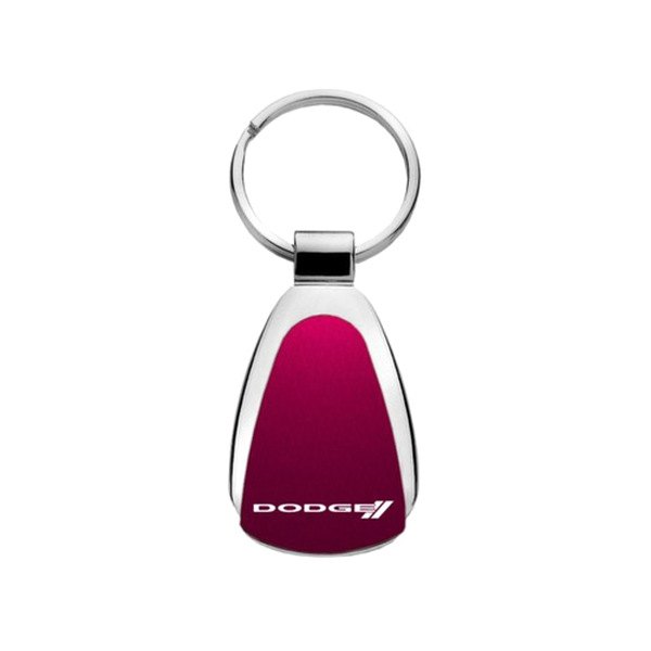 Autogold® - Dodge Burgundy Teardrop Key Chain