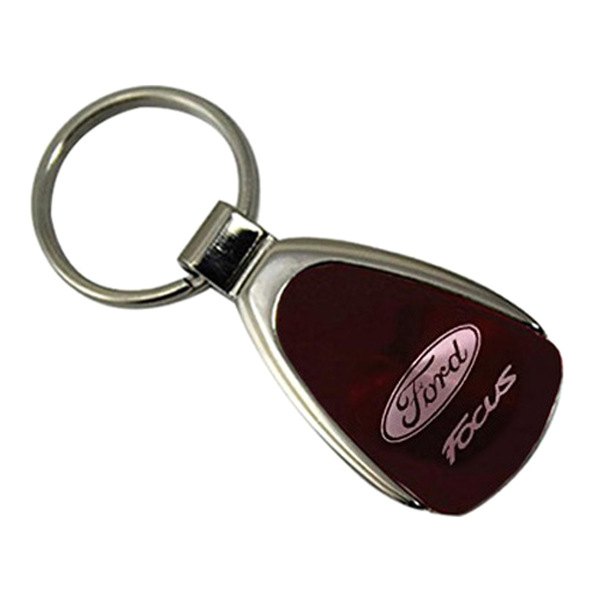 Autogold® - Focus Burgandy Teardrop Key Chain