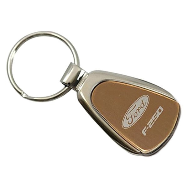 Autogold® - F-250 Gold Teardrop Key Chain