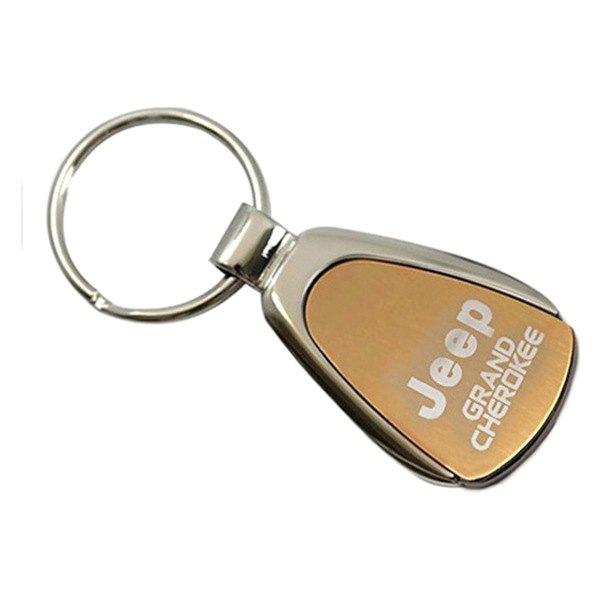 Autogold® - Grand Cherokee Gold Teardrop Key Chain